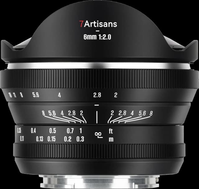 7artisans 6mm F2.0 Fisheye MFT