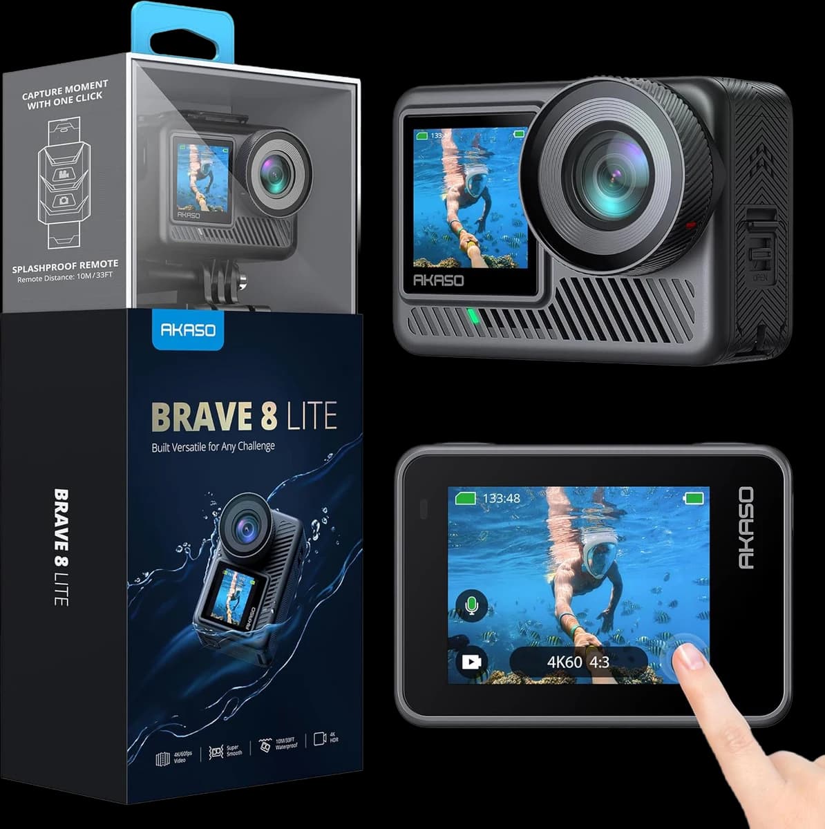 AKASO Brave 8 Lite