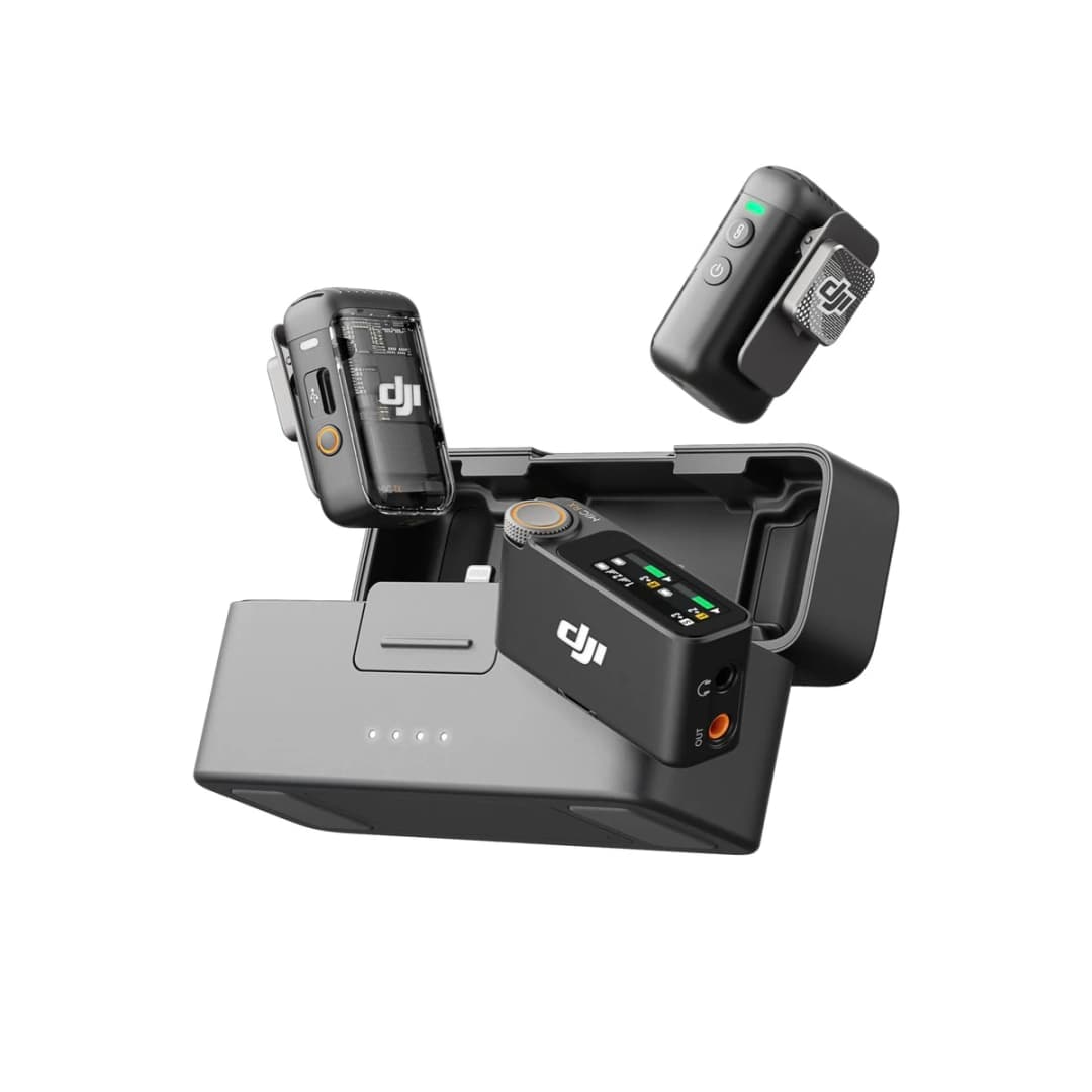 DJI Mic 2 · 2 Sender + Receiver + Charging-Case
