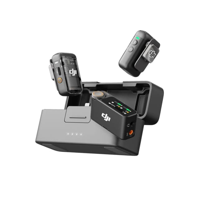 DJI Mic 2 · 2 Sender + Receiver + Charging-Case