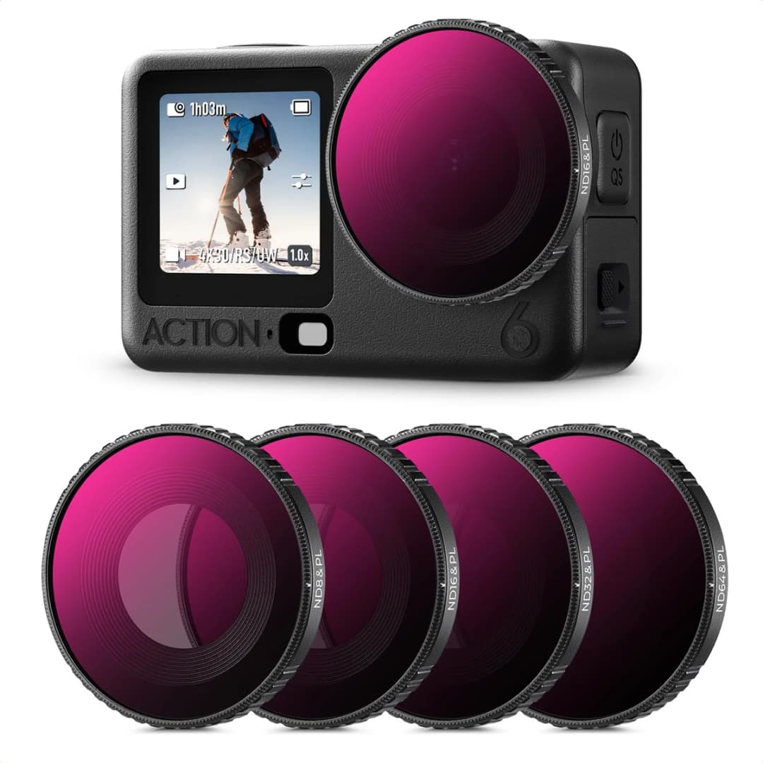 K&F Concept ND+CPL Filter Set · DJI Osmo Action 6