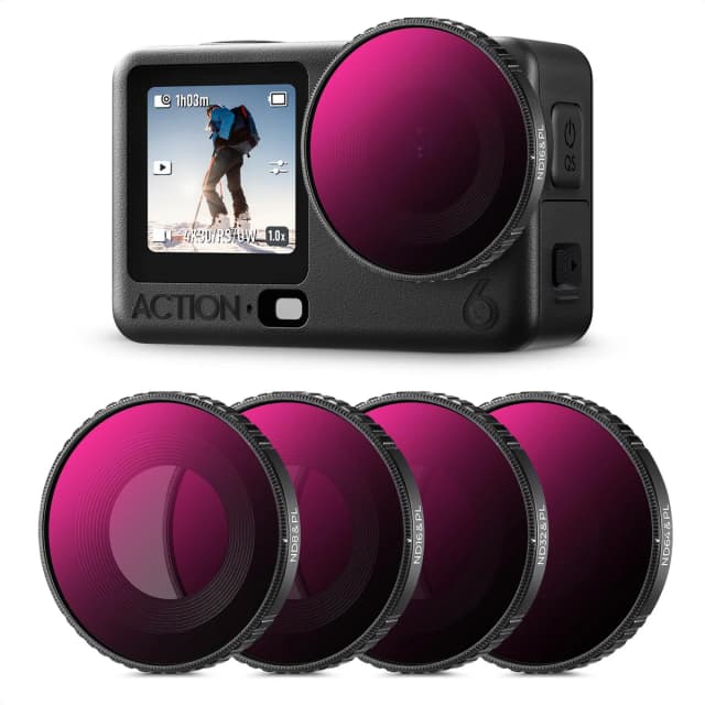 K&F Concept ND+CPL Filter Set · DJI Osmo Action 6