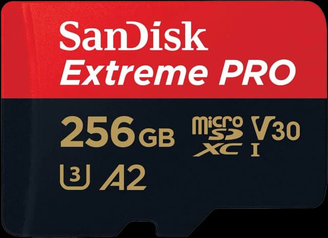 SanDisk Extreme Pro microSDXC 256 GB · V30