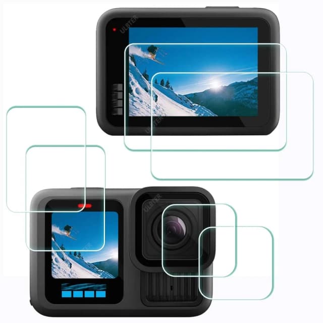 ULBTER 6er-Set Schutzfolien Hero 13 (Display + Linse)